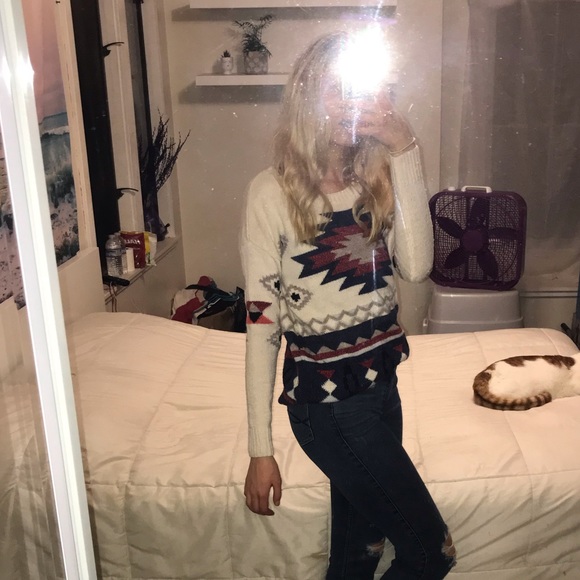 American Eagle Aztec Knit Sweater - Picture 5 of 5